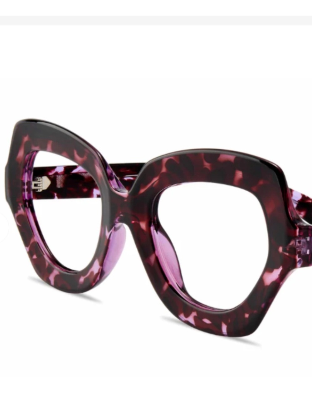 Lakoh NATHANIEL Purple Tortoiseshell Progressive reading glasses